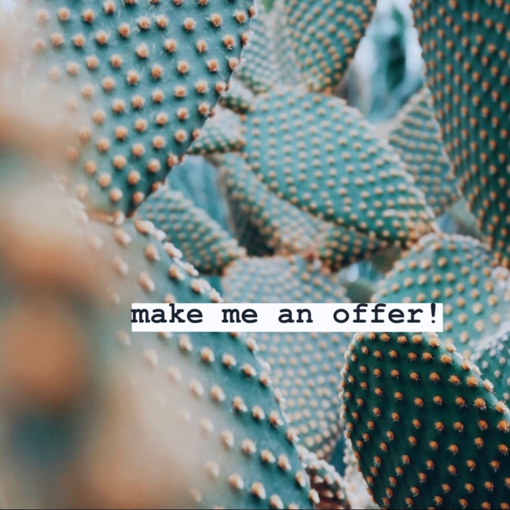 Feel free to make an offer!